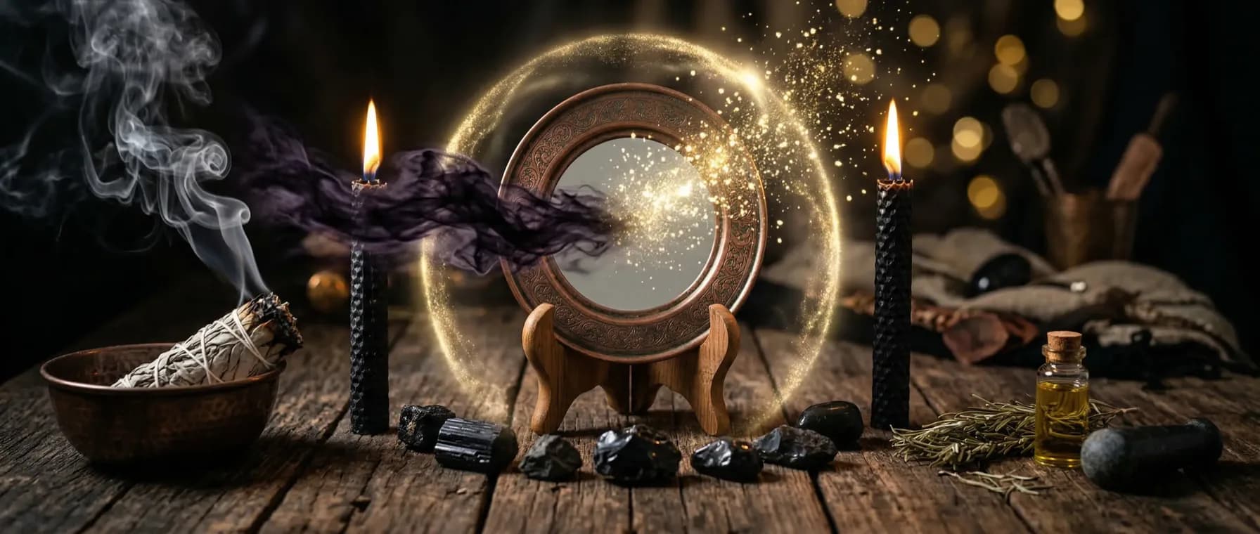 Energetischer Schutzschild und Neutralisierung negativer Energie durch schamanische Ritualarbeit